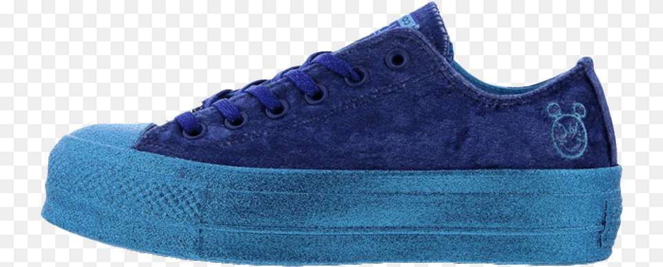 Converse X Miley Cyrus Chuck Taylor All Star Lift Velvet Plimsoll, Suede, Clothing, Footwear, Shoe Free Png
