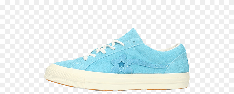 Converse X Tyler Golf Le Fleur One Star Blue The Sole, Clothing, Footwear, Shoe, Sneaker Png