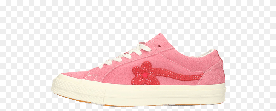 Converse X Tyler Golf Le Fleur One Star Pink The Sole, Clothing, Footwear, Shoe, Sneaker Free Transparent Png