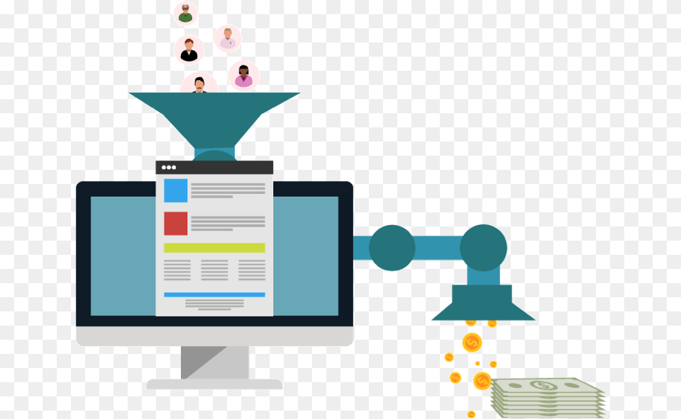 Conversion Funnel Marketing Conversion Website, Computer, Electronics, Pc, Computer Hardware Free Png Download