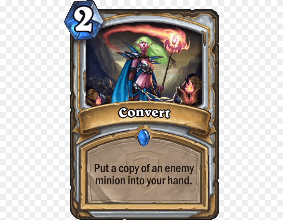 Convert Card Hearthstone Opponent Deck, Adult, Book, Female, Person Free Png