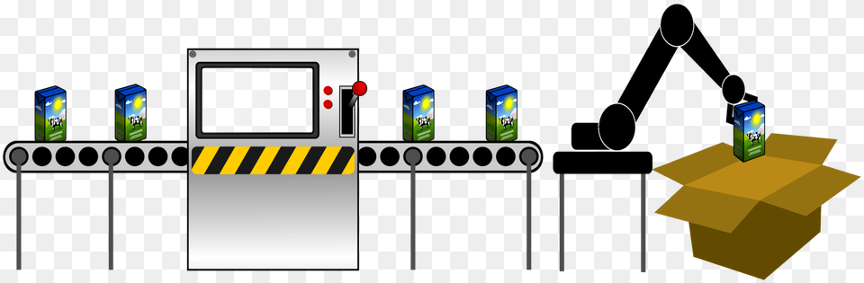 Conveyor System Conveyor Belt Factory Assembly Line Production, Box, Cardboard, Carton, Package Png