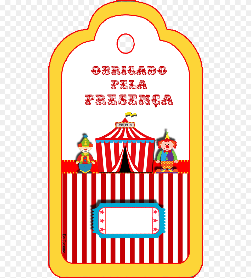 Convite Ingresso Circo Tags Circo Para Imprimir, Circus, Leisure Activities, Baby, Person Free Transparent Png
