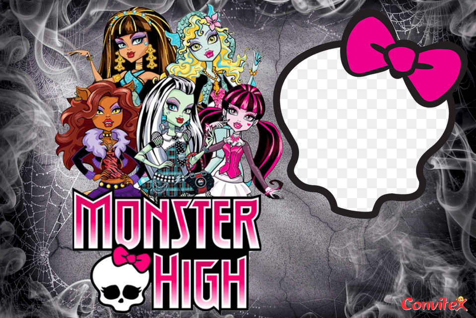 Convite Monster High, Art, Publication, Graphics, Comics Png