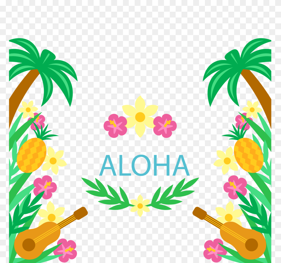 Convite Para Festa Tropical Clipart Cuisine Of Hawaii, Art, Floral Design, Graphics, Pattern Png Image