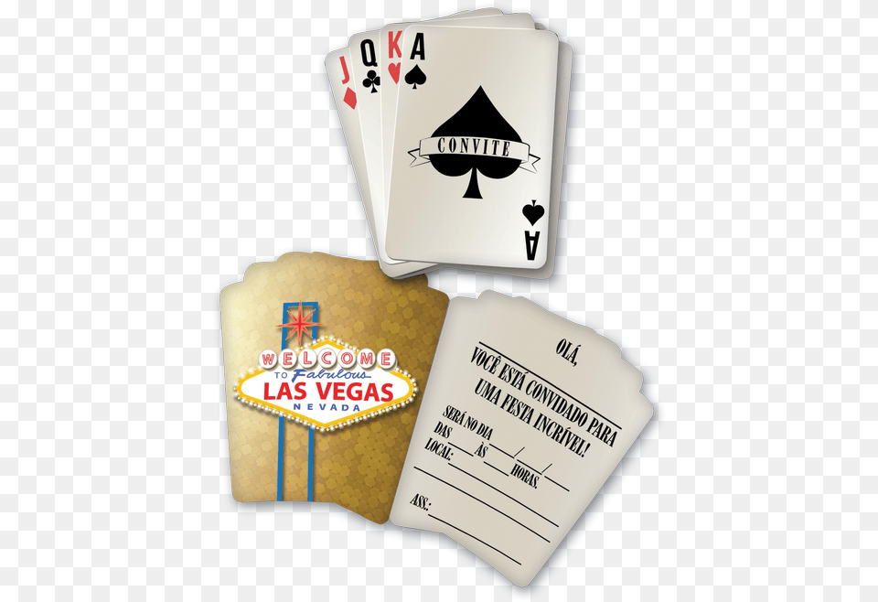 Convite Vegas Las Vegas, Text, Paper Png