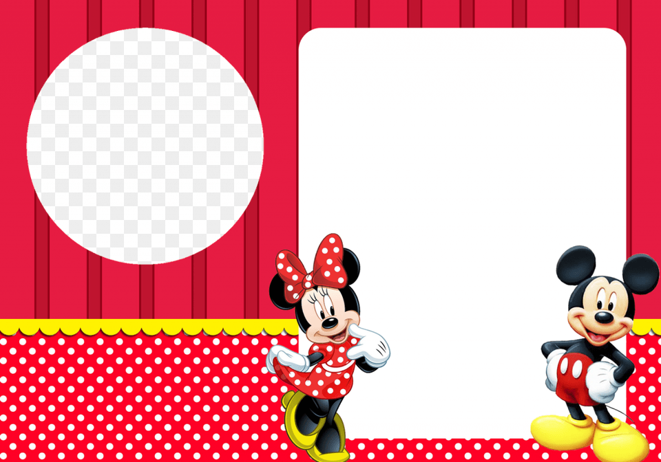 Convites Da Minnie Para Imprimir Convite Do Mickey E Minnie, Toy, Baby, Person, Face Free Png Download