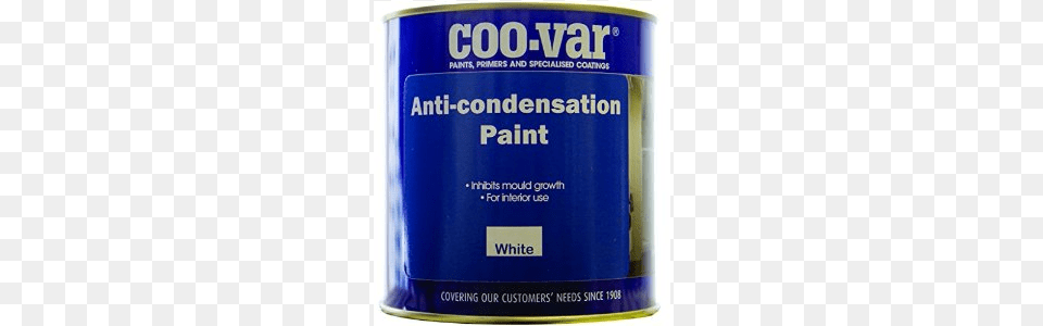 Coo Var Anti Condensation Paint White 500mls Cylinder, Tin, Aluminium, Can Free Png