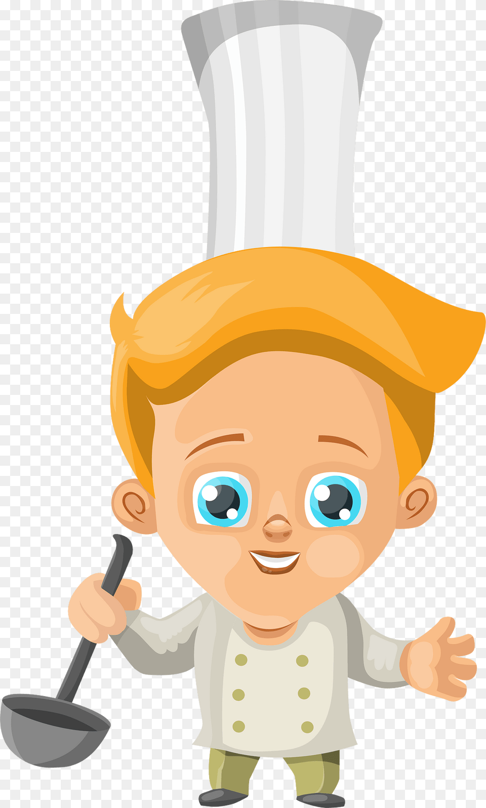 Cook Clipart, Baby, Person, Cutlery, Face Free Transparent Png