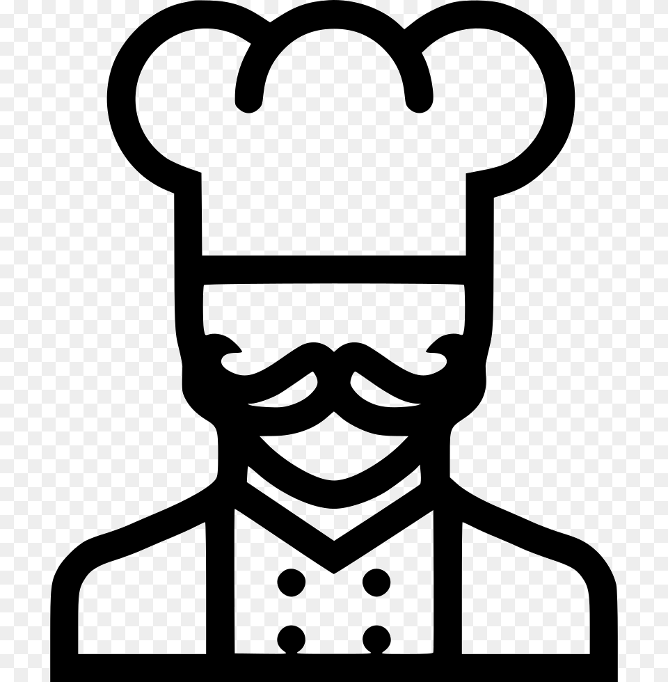 Cook Comments Icon, Head, Person, Stencil, Face Free Png