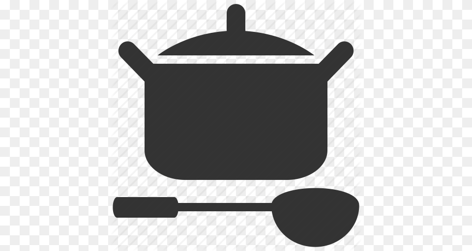 Cook Cooking Dinner Food Kitchen Pot Restaurant Icon, Cookware, Cutlery, Spoon, Cooking Pot Free Png