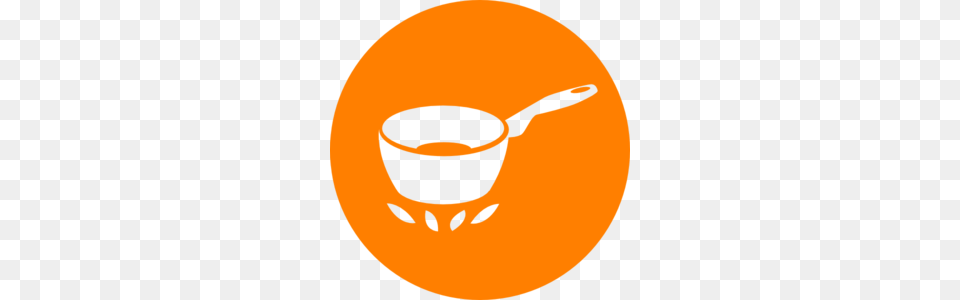 Cook Orange Pot Clip Art, Cooking Pan, Cookware, Bowl, Cutlery Png Image