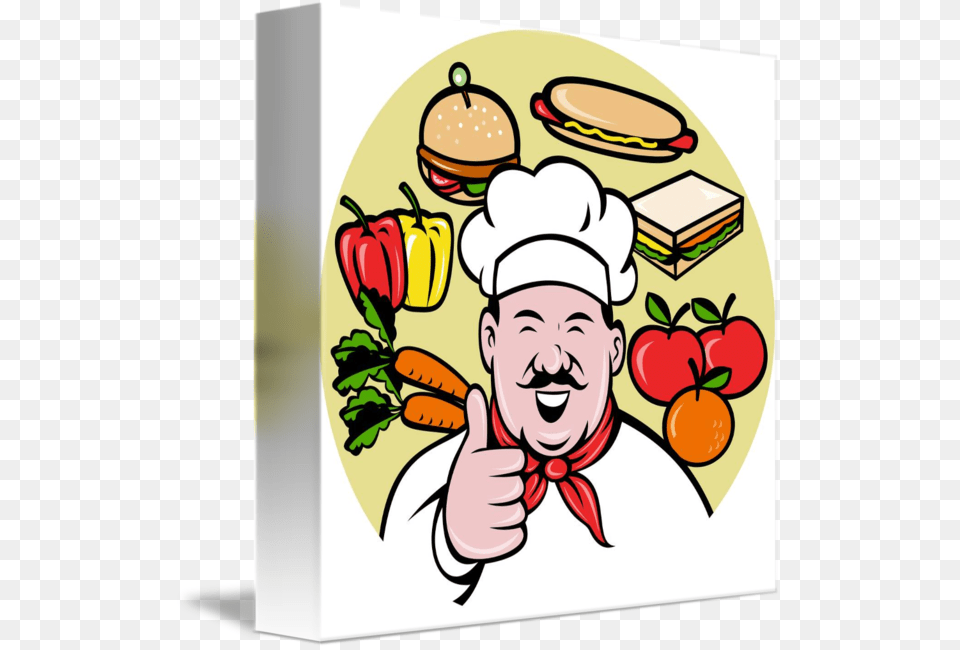 Cook Sandwich Clipart Explore Pictures, Food, Lunch, Meal, Face Free Png Download