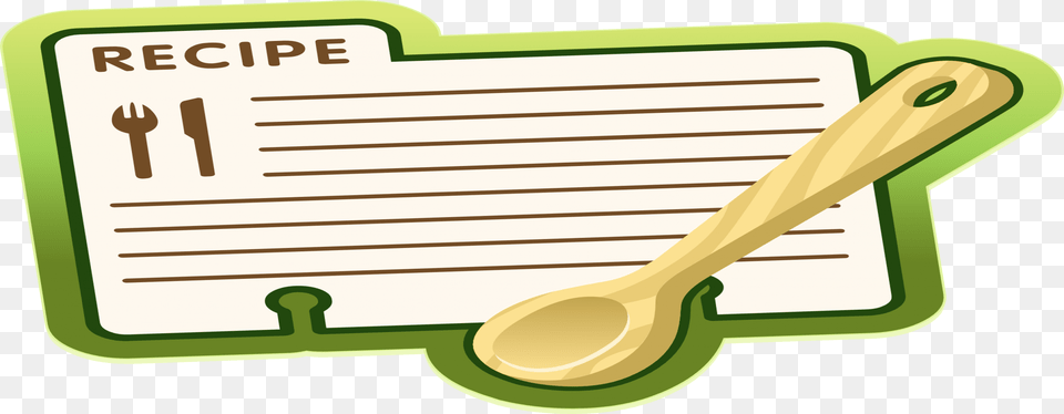 Cookbook Clipart, Cutlery, Spoon Free Transparent Png