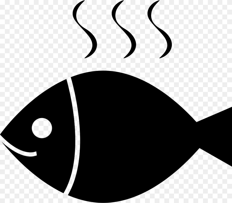 Cooked Fish Icon Respect Fish Outline Fish Food Icon, Stencil, Accessories, Formal Wear, Tie Free Png Download