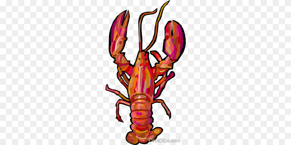 Cooked Lobster Royalty Vector Clip Art Illustration, Animal, Food, Invertebrate, Sea Life Free Png Download