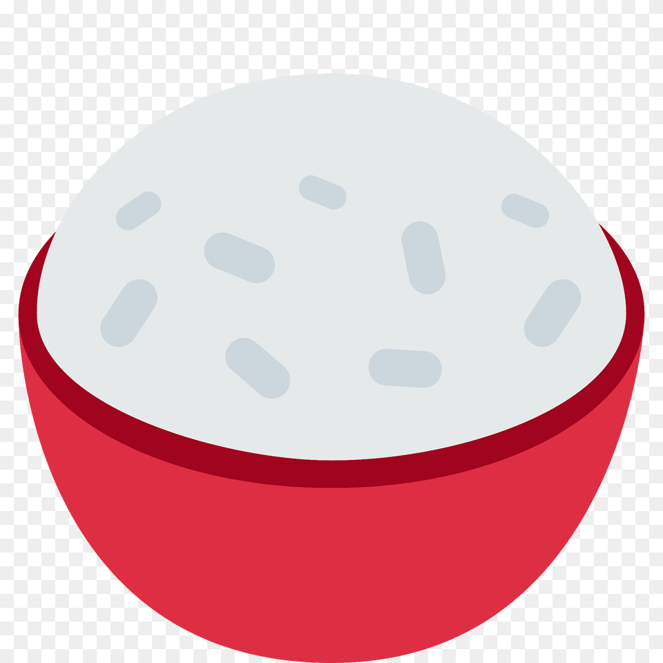 Cooked Rice Emoji Clipart, Disk, Bowl Png Image