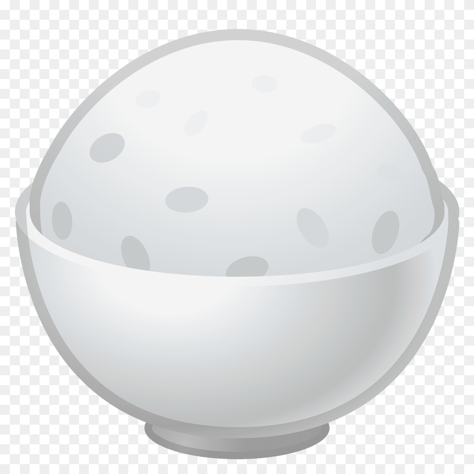 Cooked Rice Emoji Clipart, Sphere, Art, Porcelain, Pottery Png Image