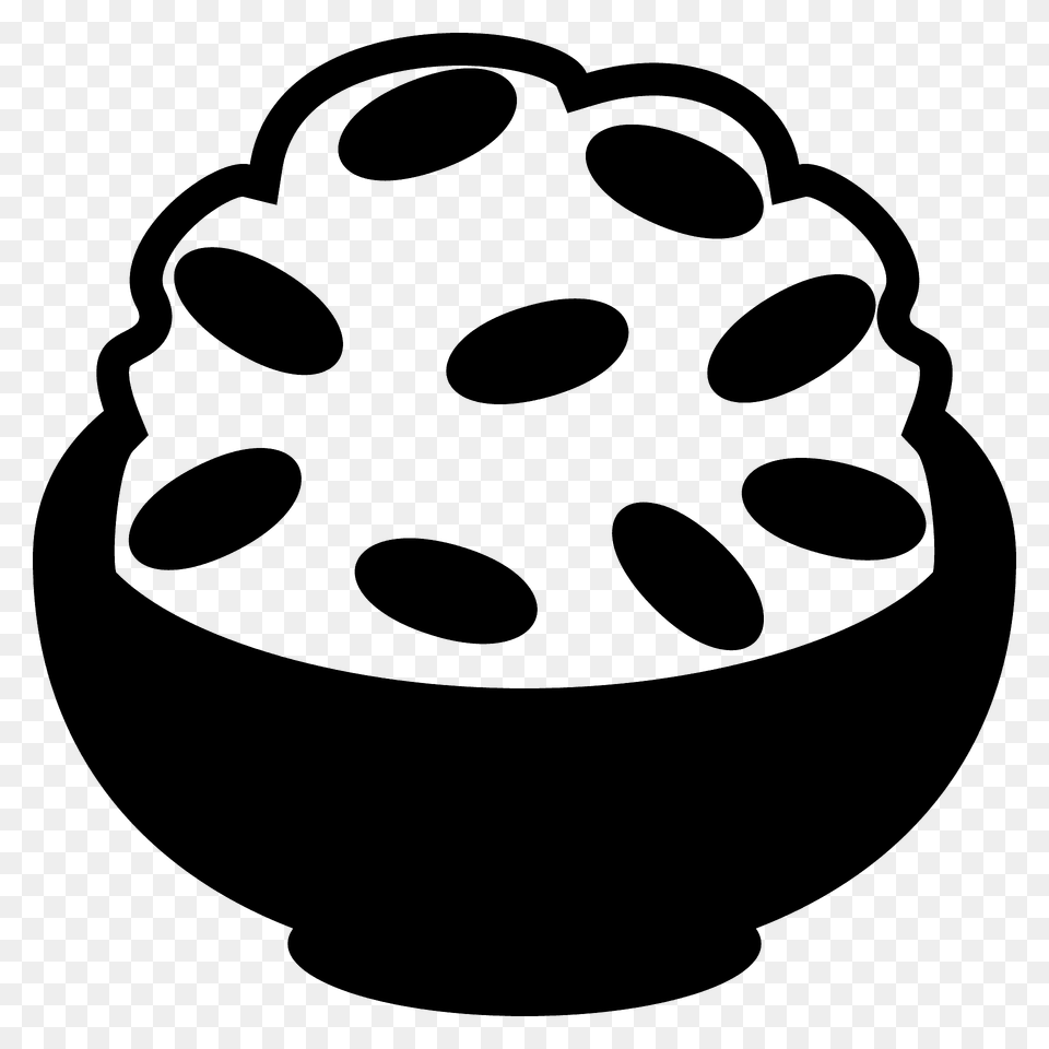 Cooked Rice Emoji Clipart, Stencil, Sphere, Weapon Png Image