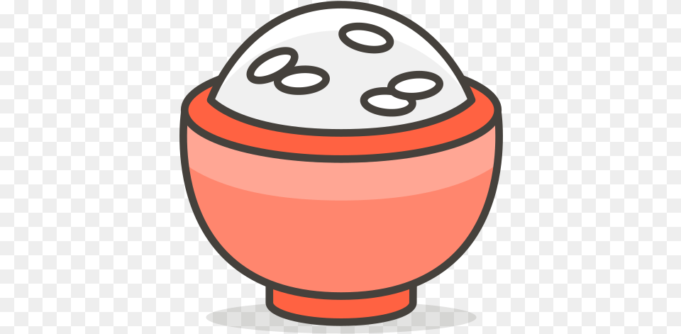 Cooked Rice Free Icon Of 780 Vector Emoji Circle, Egg, Food, Disk, Easter Egg Png