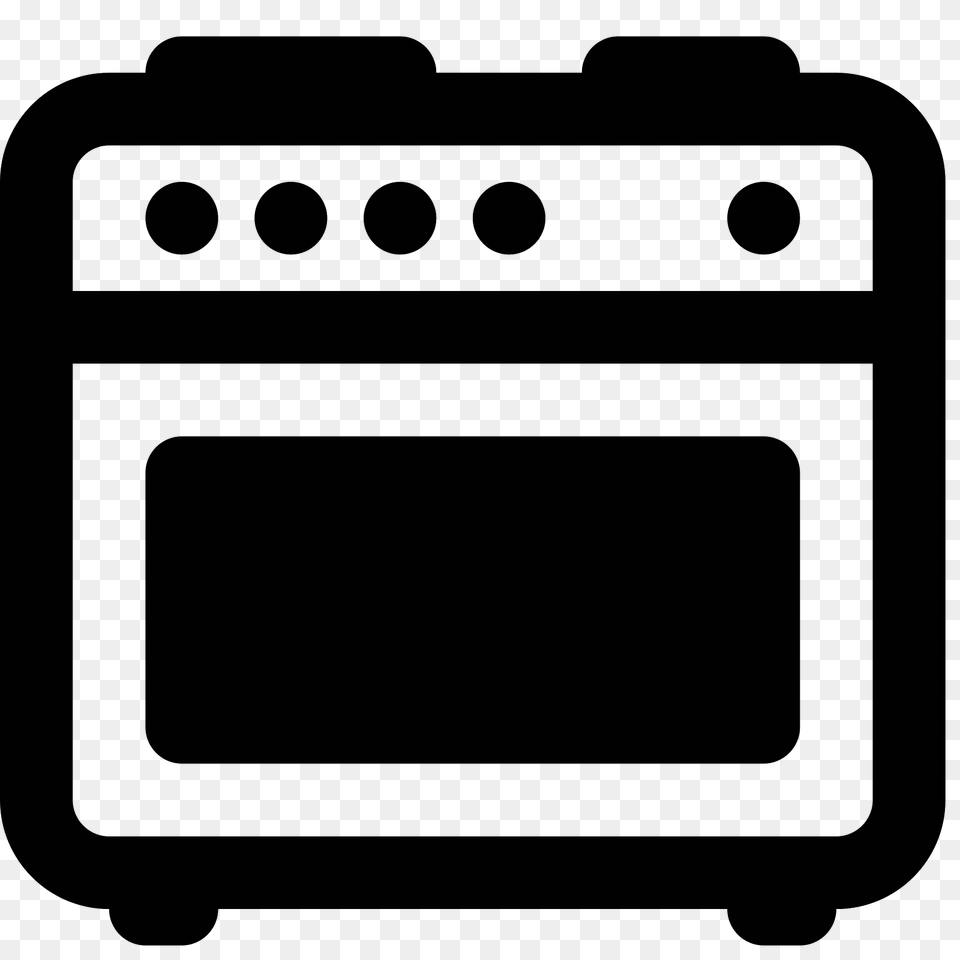 Cooker Icon, Gray Free Transparent Png