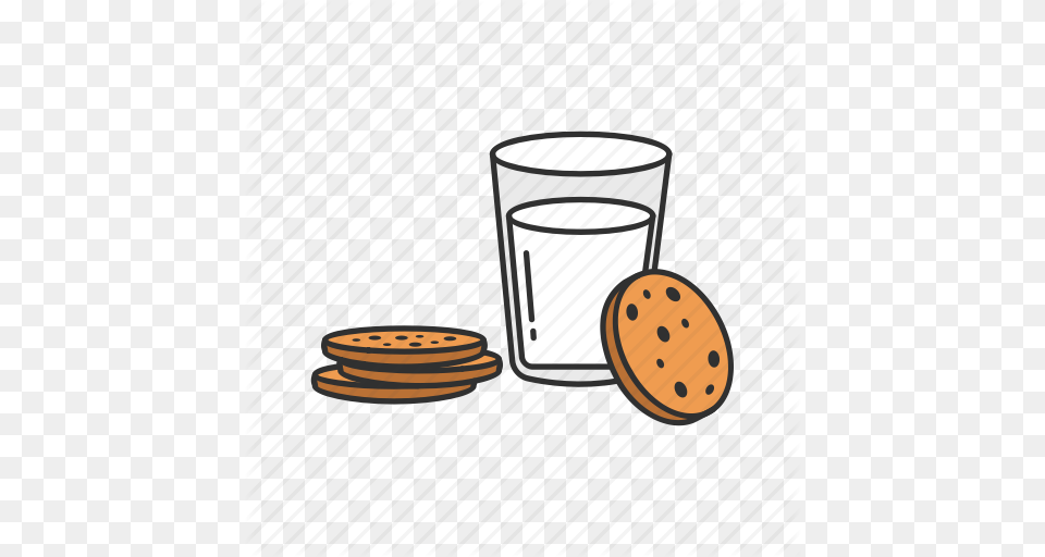 Cookie And Milk Cookies Milk Snack Icon, Food, Sweets Png Image