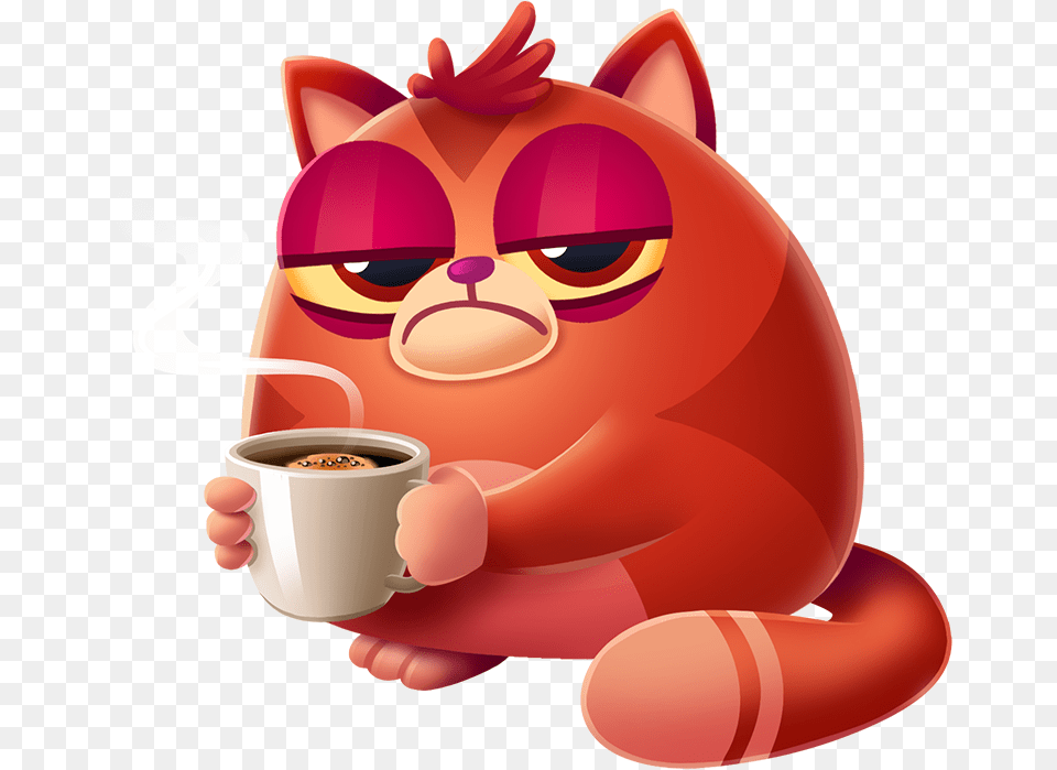 Cookie Cats Plush, Cup, Beverage, Coffee, Coffee Cup Free Png Download