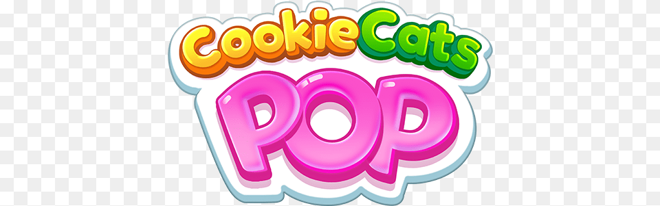 Cookie Cats Pop U2013 Tactile Games Cookie Cats Pop Logo, Food, Sweets, Disk, Text Png Image