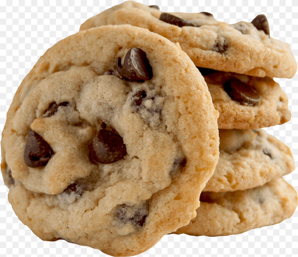 Cookie Chocolate Chip Cookies Background, Food, Sweets, Bread, Sandwich Free Png Download