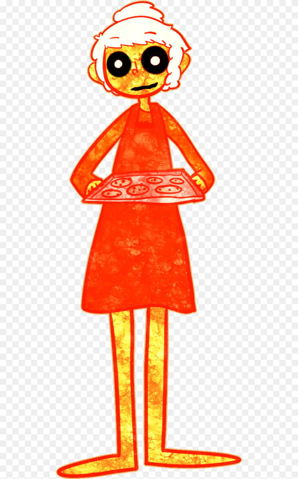 Cookie Clicker Clothing Orange Dress Art Fictional, Child, Female, Girl, Person Free Png