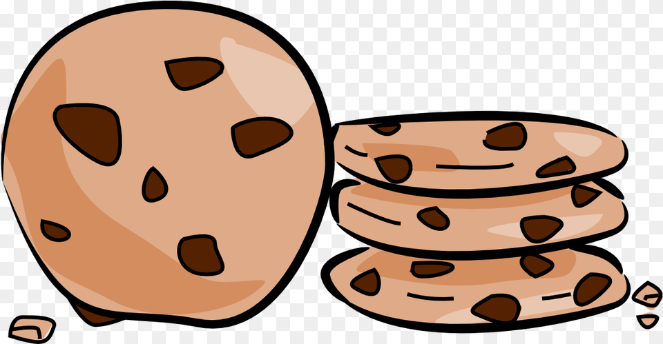 Cookie Clip Art Clipart Chocolate Chip Cookie Clipart, Food, Sweets, Bread, Face Png
