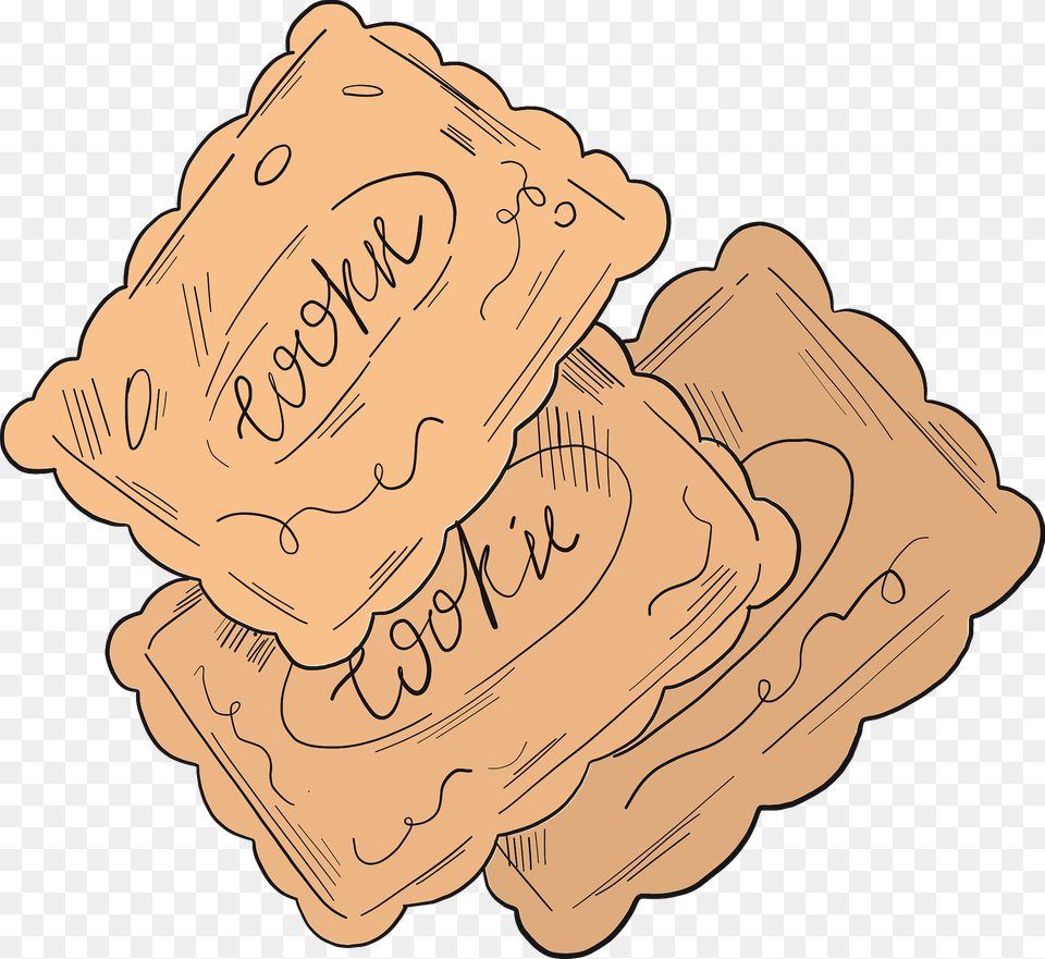 Cookie Clipart, Text, Bread, Cracker, Food Png