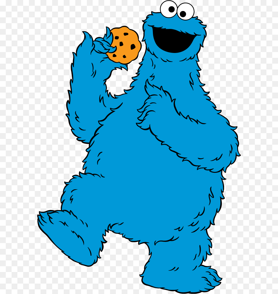 Cookie Clipart Cokie Cookie Monster Clipart, Person, Animal, Wildlife, Mammal Free Png Download