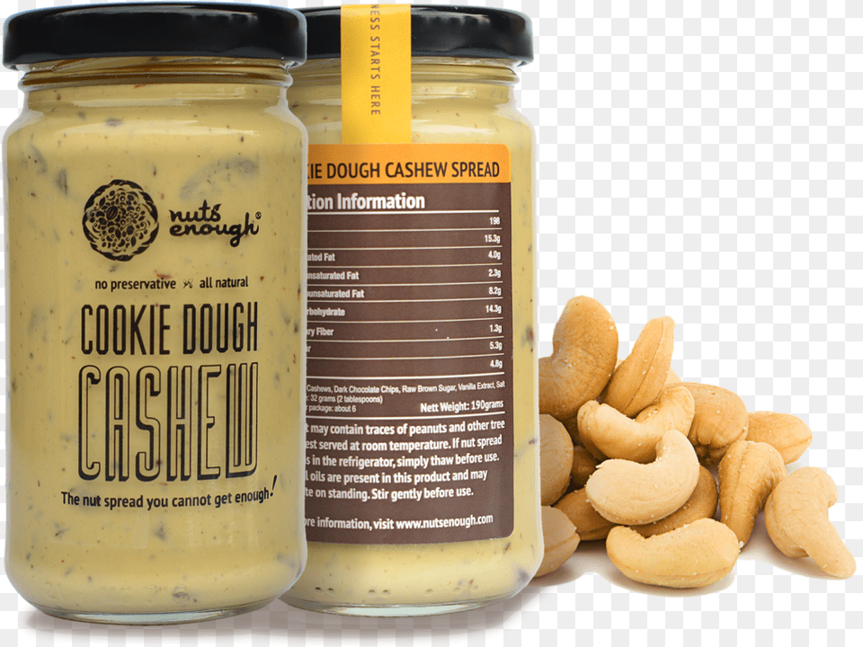 Cookie Dough Cashew Salted Roasted Cashews 1 Lb Bag Bulk Sizes, Food, Produce, Nut, Plant Free Png Download