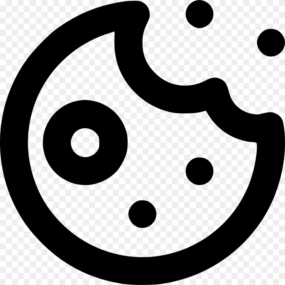 Cookie Icon Download, Stencil Free Transparent Png