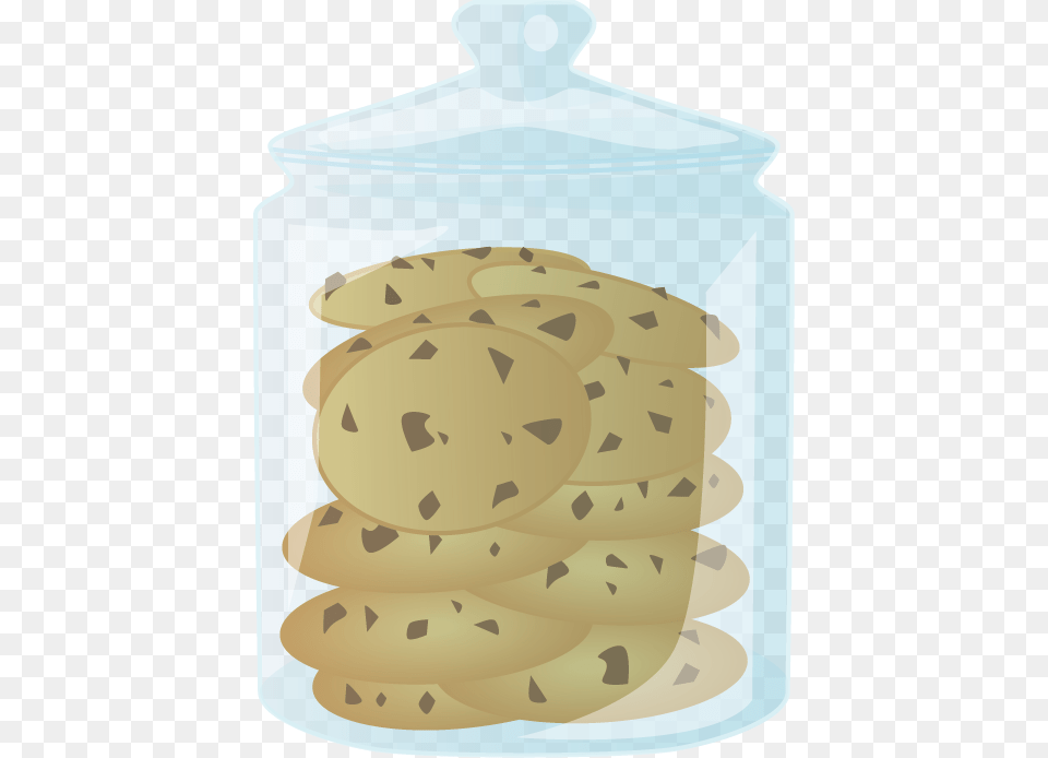 Cookie Jar Illustration, Food, Sweets, Bread Png Image