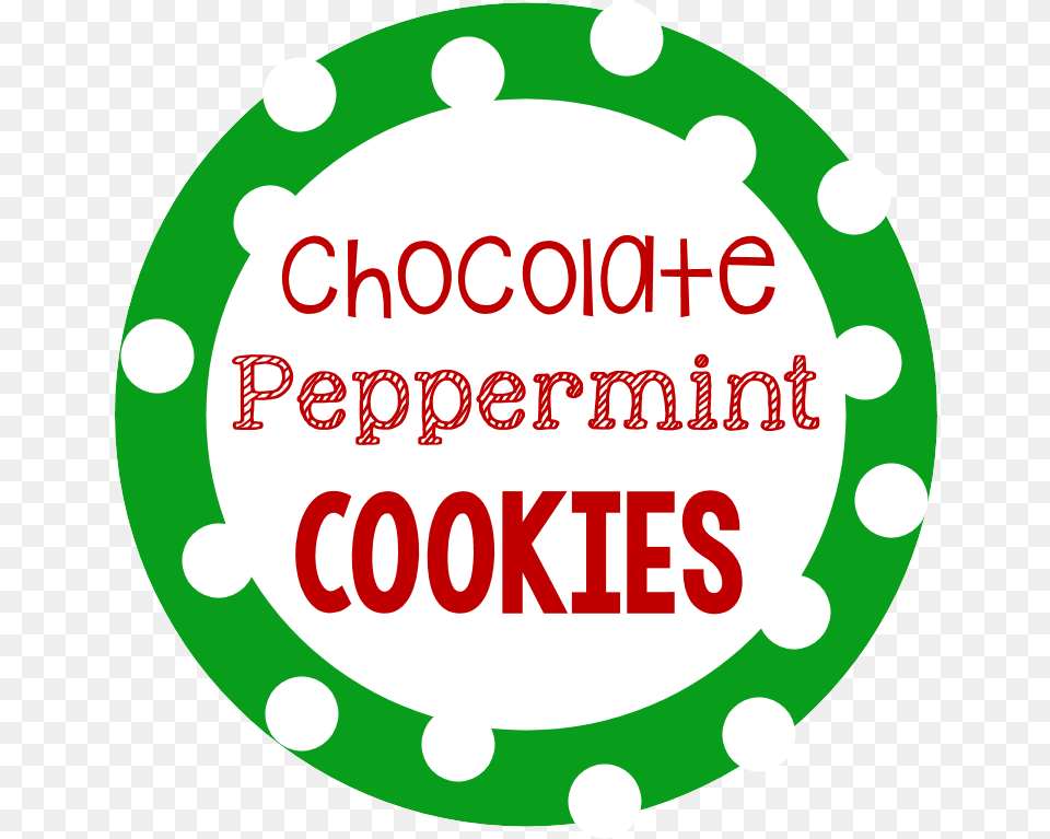 Cookie Mix In A Jar Printable Gift Tags Chocolate Peppermint Cookie Labels, Logo Free Png