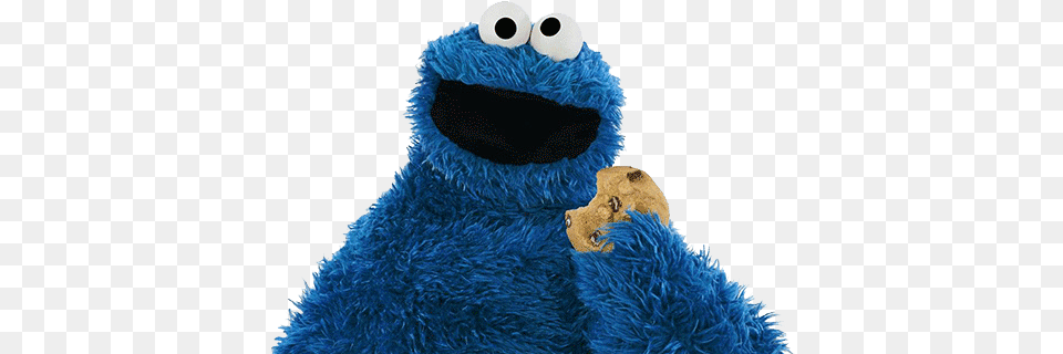 Cookie Monster And Cookie, Plush, Toy Free Png