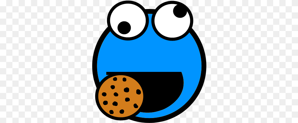 Cookie Monster Awesome Smiley By Kreme Cc Cartoon Cookie Monster Minecraft, Food, Sweets Free Png