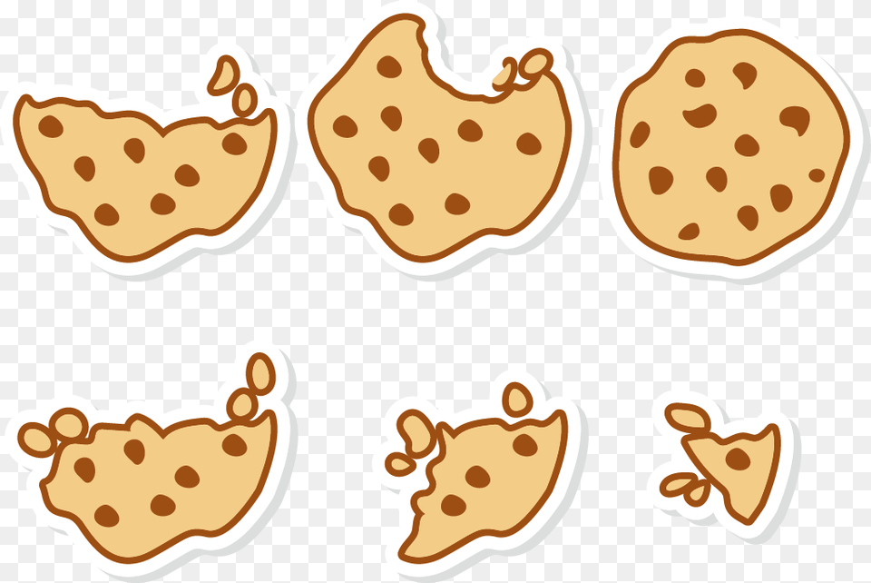 Cookie Monster Clipart Chocolate Chip Cookie Cookies Vector Download, Bread, Cracker, Food, Sweets Png Image