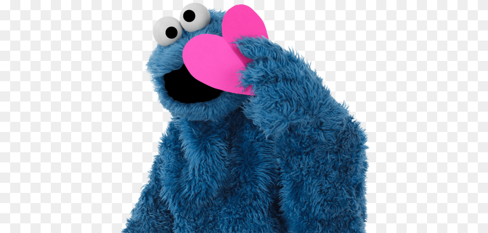 Cookie Monster Download Cookie Monster In Love, Plush, Toy, Teddy Bear Free Png