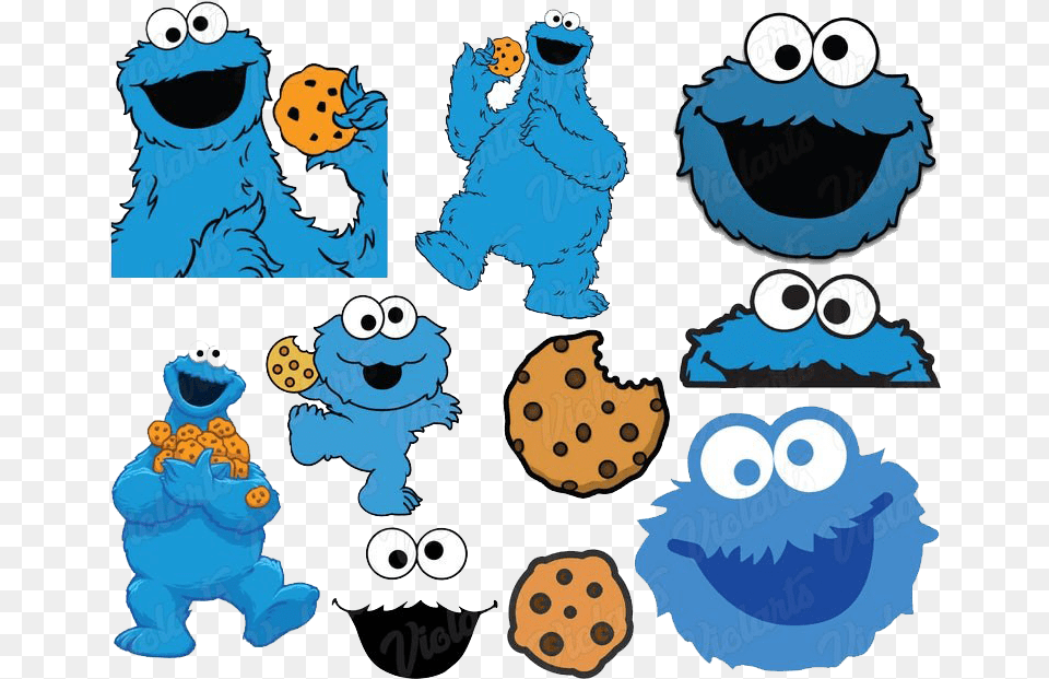 Cookie Monster Download Transparent Cookie Monster Face Svg, Animal, Bear, Mammal, Wildlife Png