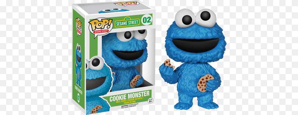 Cookie Monster Funko Pop Sesame Street, Plush, Toy, Mascot Png