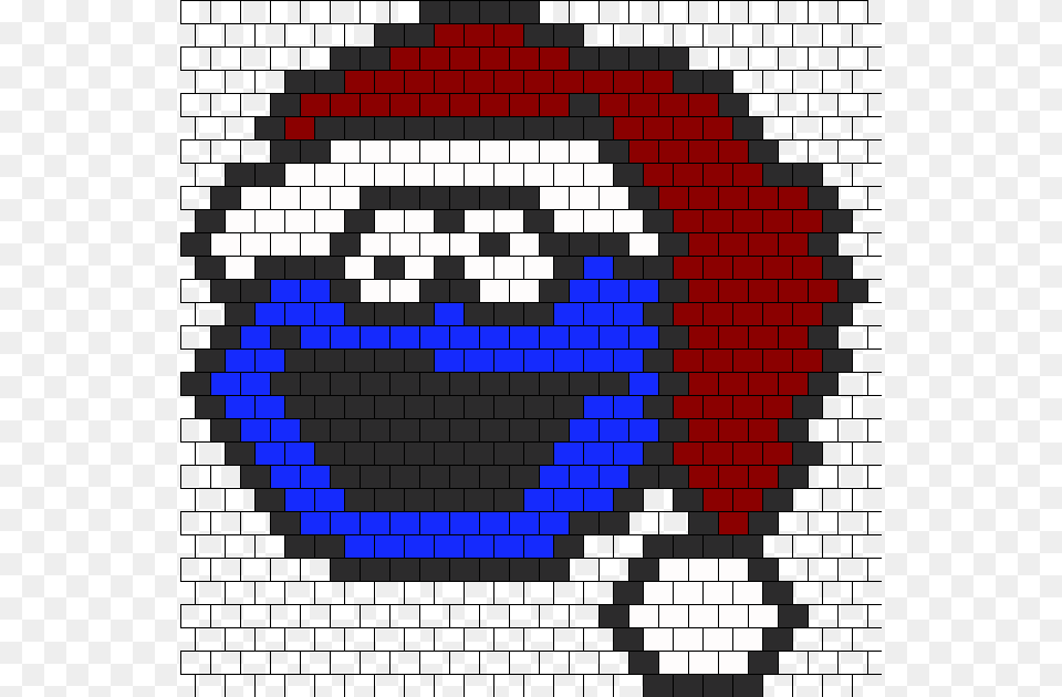 Cookie Monster In A Santa Hat Bead Pattern Beadwork, Computer, Computer Hardware, Computer Keyboard, Electronics Png Image