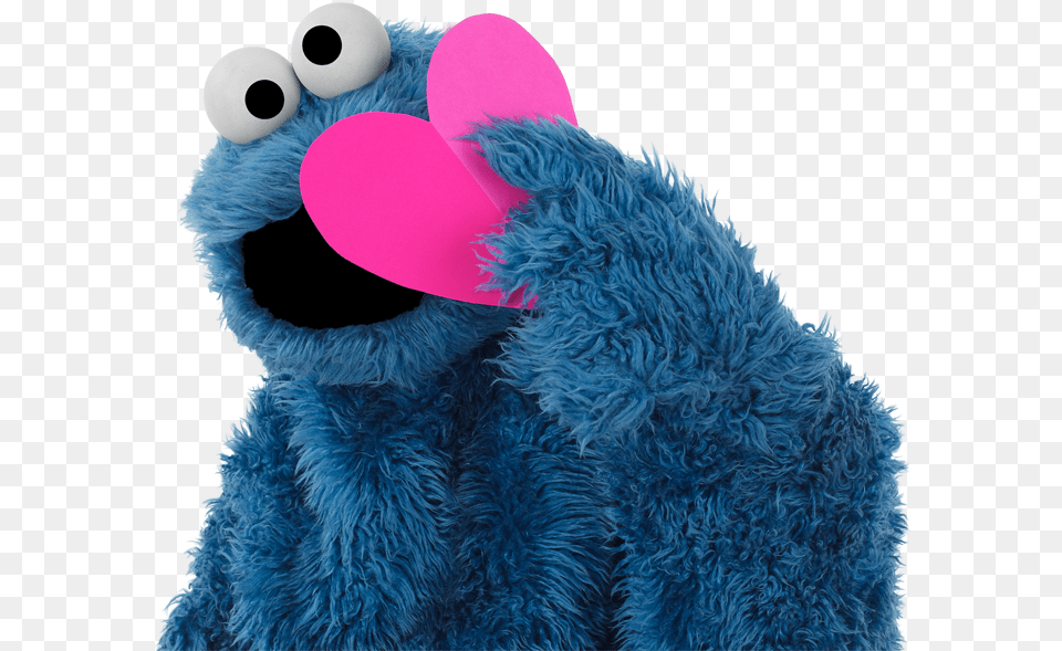 Cookie Monster Meme Love, Plush, Toy Free Png Download