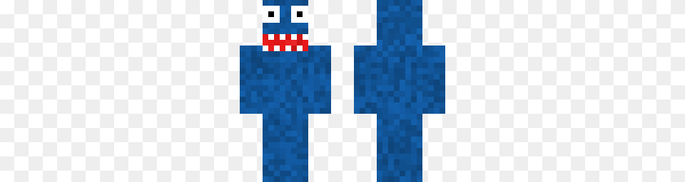 Cookie Monster Minecraft Skin, Qr Code Free Transparent Png