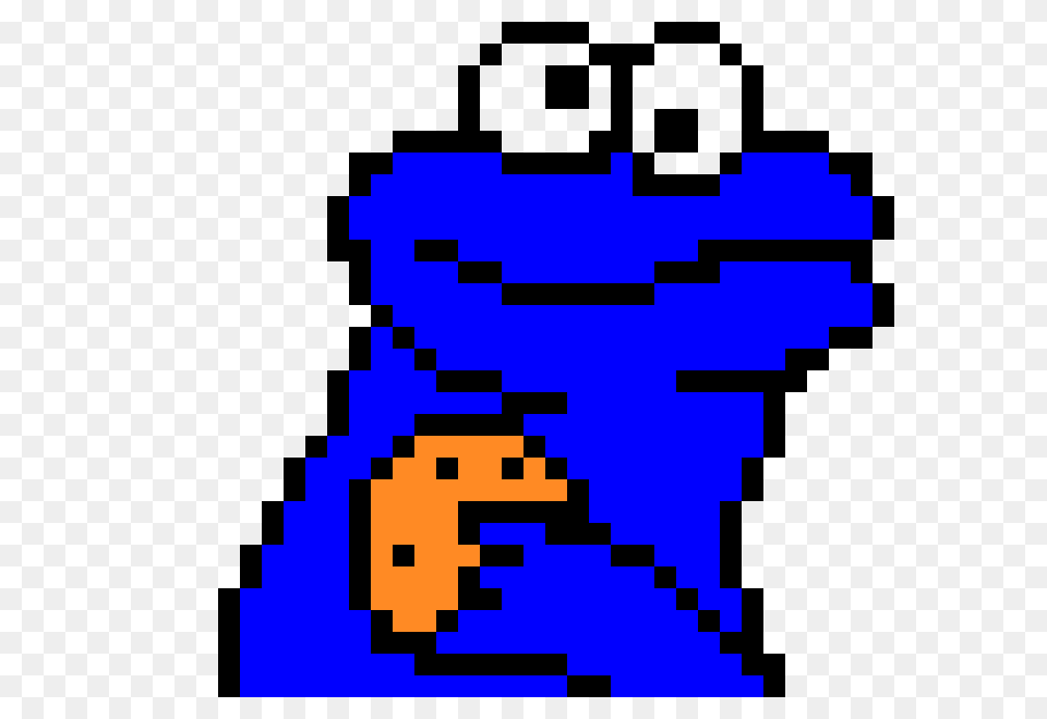 Cookie Monster Pixel Art Maker, Bag Free Transparent Png