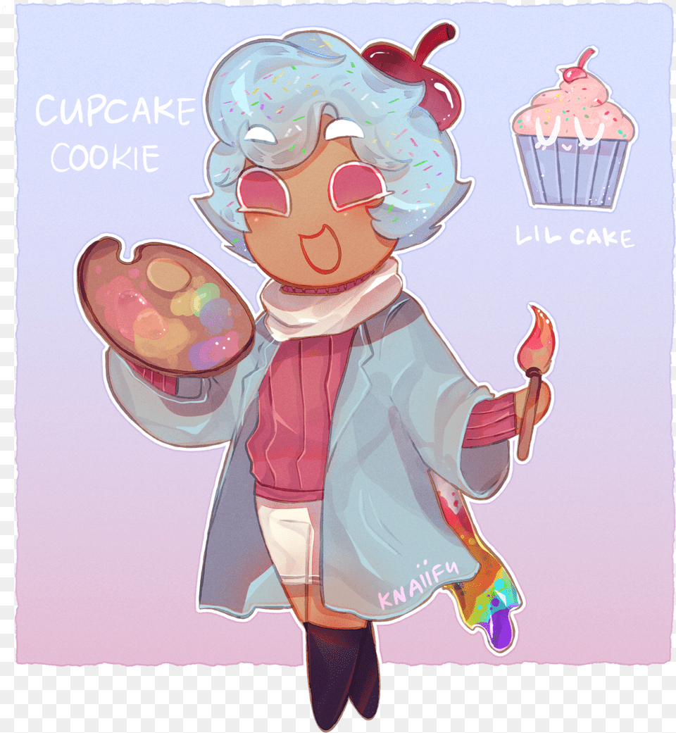 Cookie Run Fanart Oc, Baby, Person, Cake, Cream Free Png Download