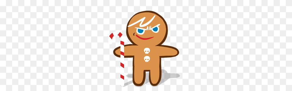 Cookie Run Ginger Brave, Food, Sweets, Gingerbread, Face Free Png Download