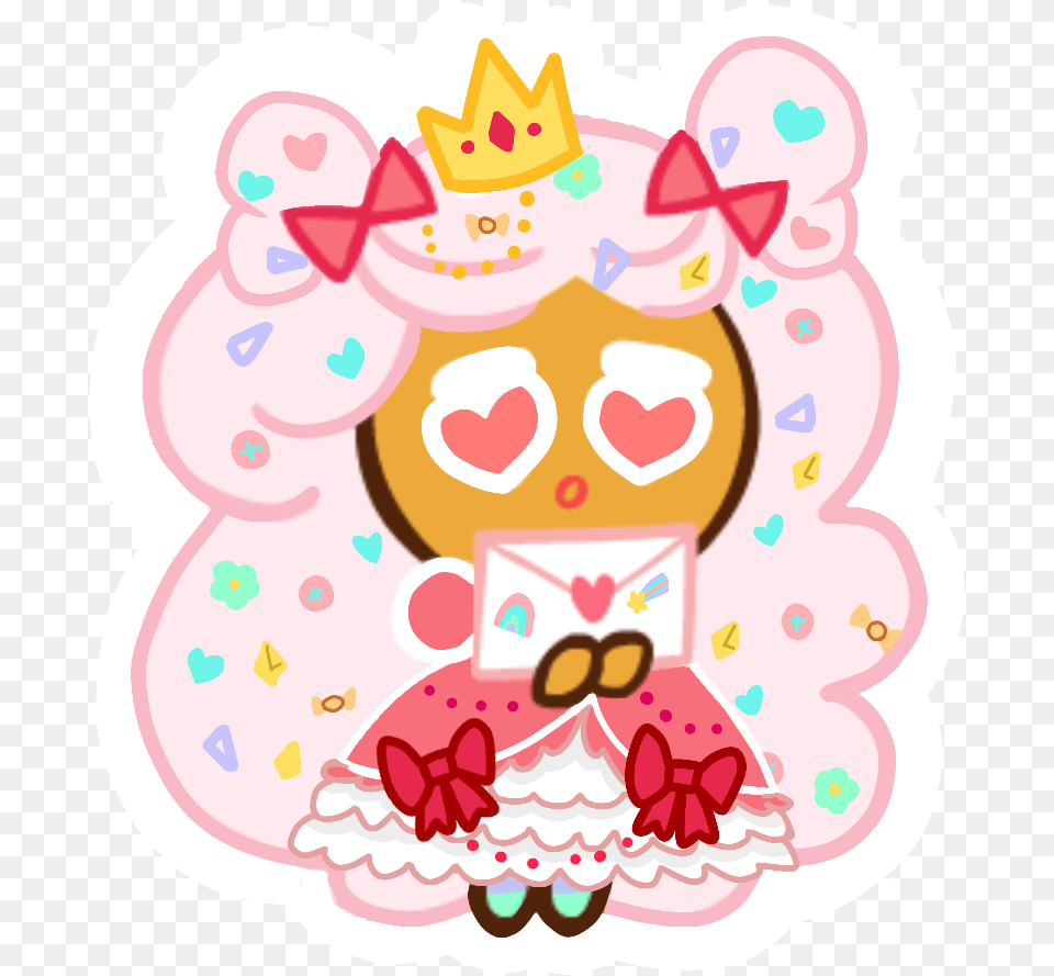 Cookie Run Ovenbreak Cotton Candy Cookie, Person, People, Cream, Dessert Png Image